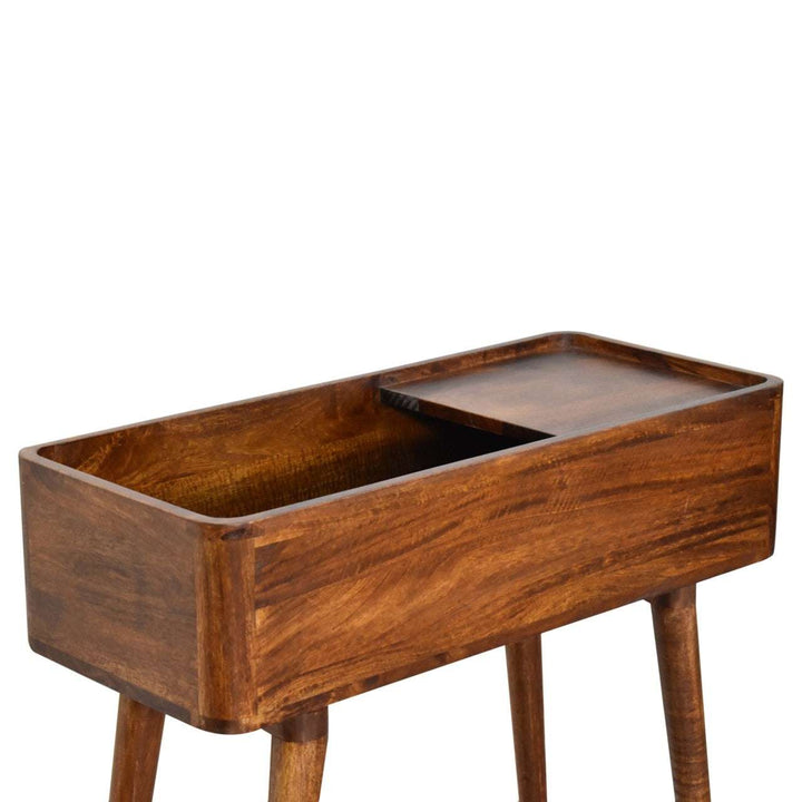 Open-top Chestnut Console-Smiddy Furniture