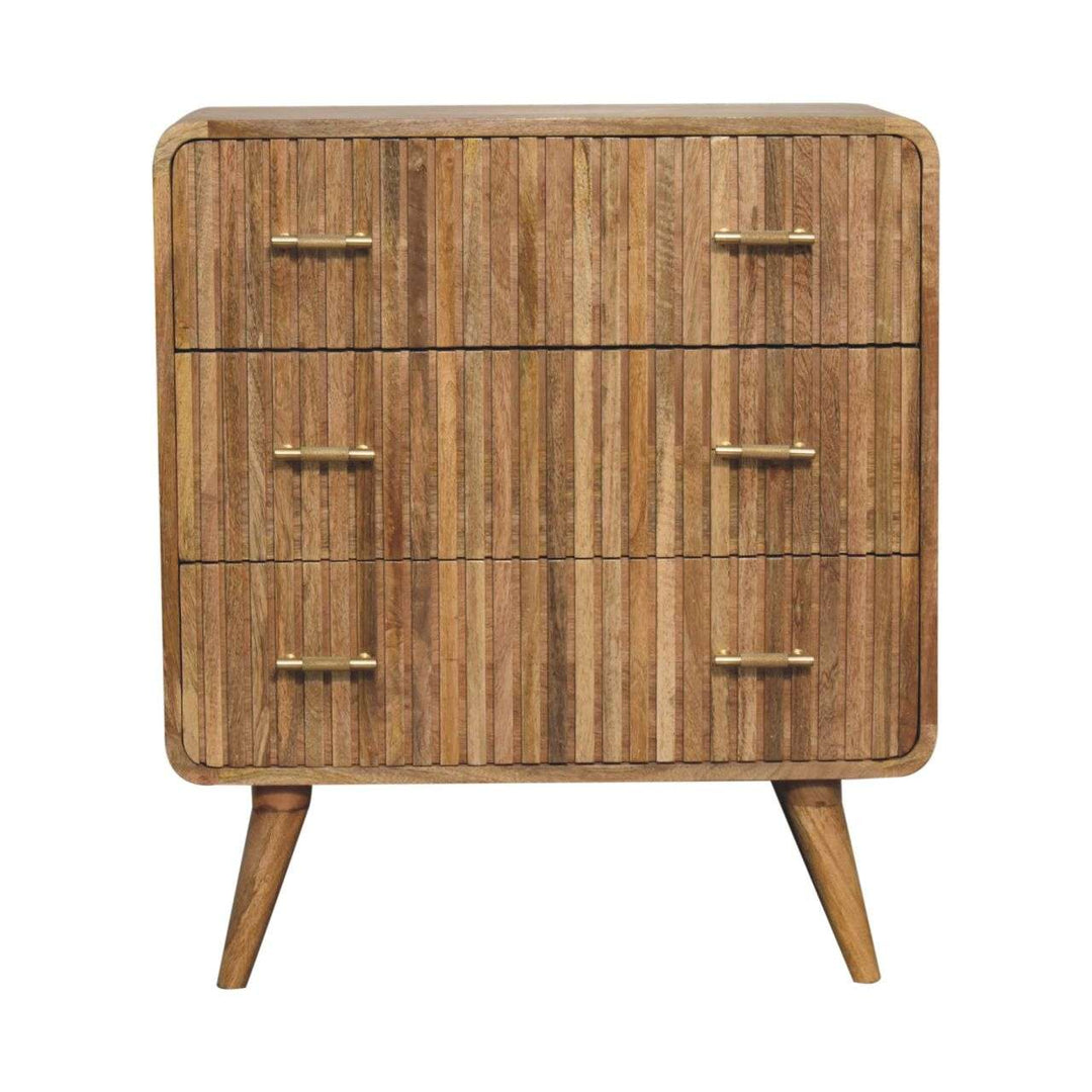 T - bar Ridged Chest - Smiddy Furniture
