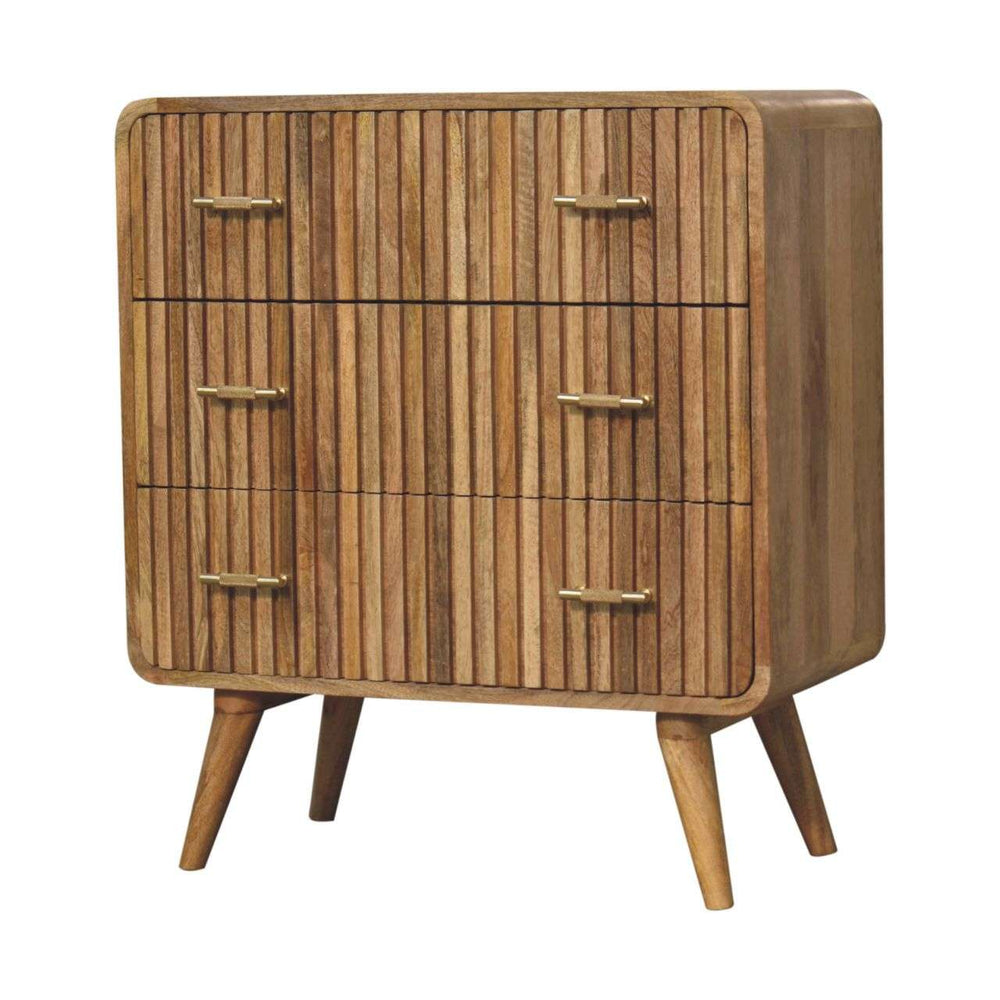 T - bar Ridged Chest - Smiddy Furniture