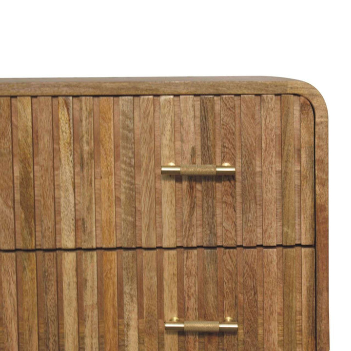 T - bar Ridged Chest - Smiddy Furniture