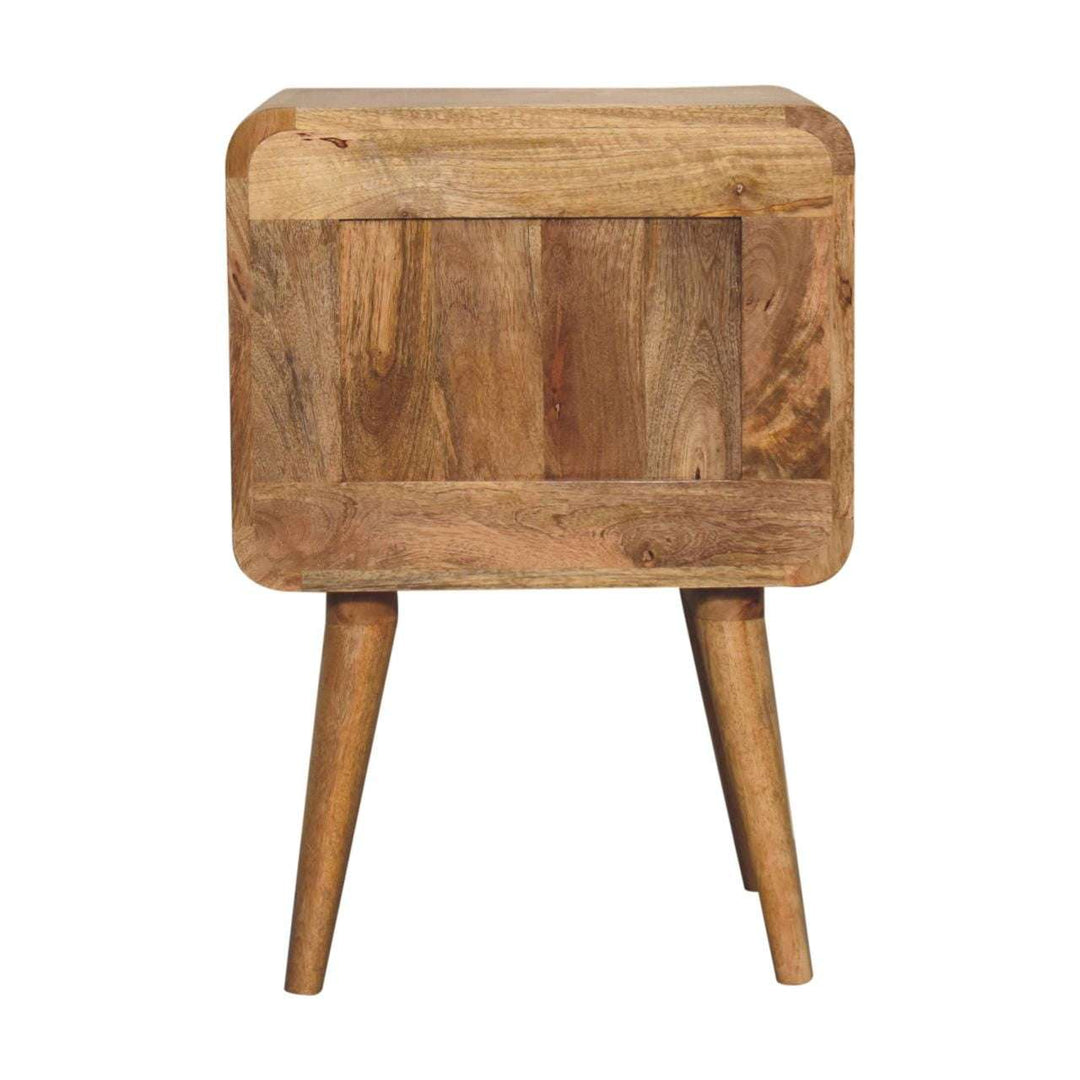 T - bar Ridged Bedside - Smiddy Furniture