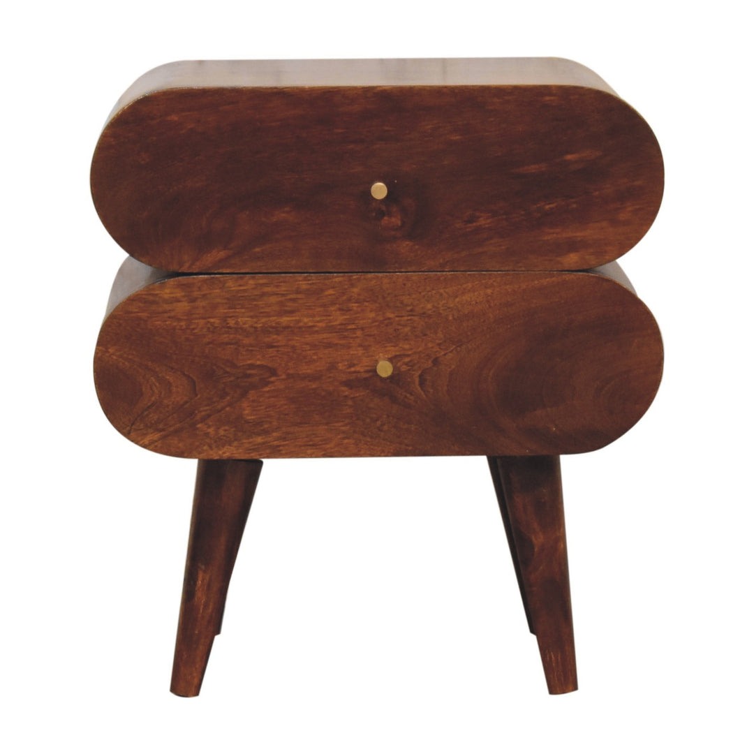 Bubble Chestnut Bedside - Smiddy Furniture