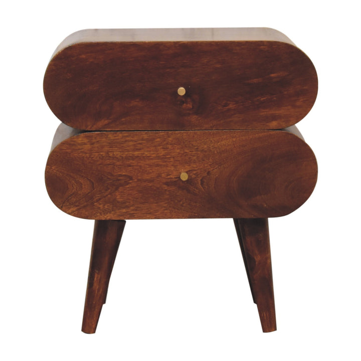 Bubble Chestnut Bedside - Smiddy Furniture