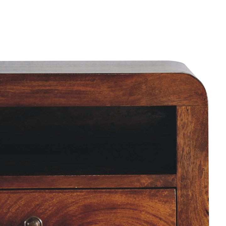 Chunky Chestnut Floating Bedside-Smiddy Furniture