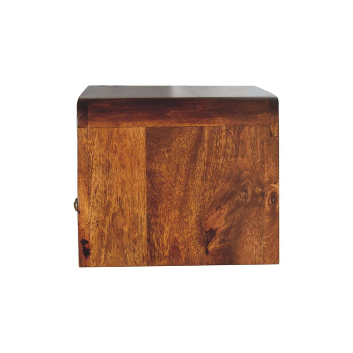 Chunky Chestnut Floating Bedside-Smiddy Furniture