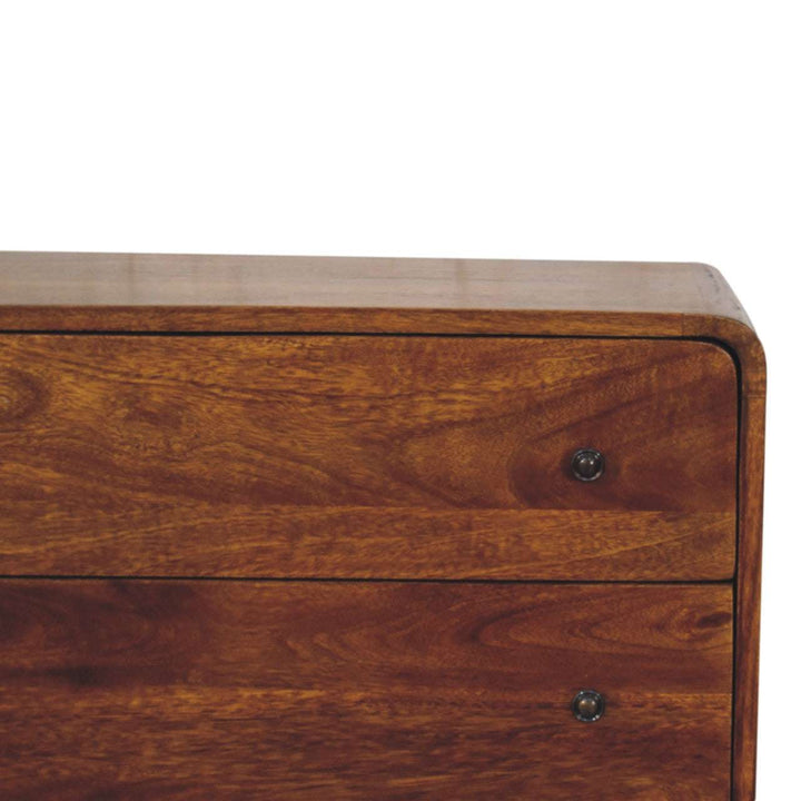 Curved Nordic Charm Cabinet-Smiddy Furniture