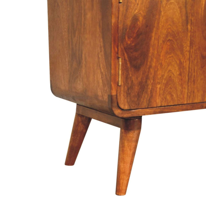Curved Nordic Charm Cabinet-Smiddy Furniture