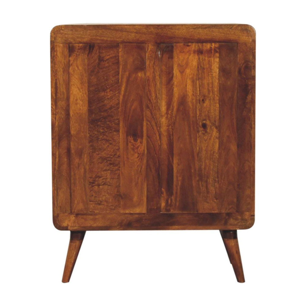 Curved Nordic Charm Cabinet-Smiddy Furniture
