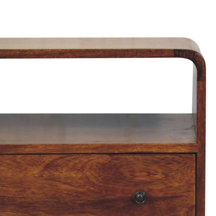 Curved Nordic Charm Console - Smiddy Furniture