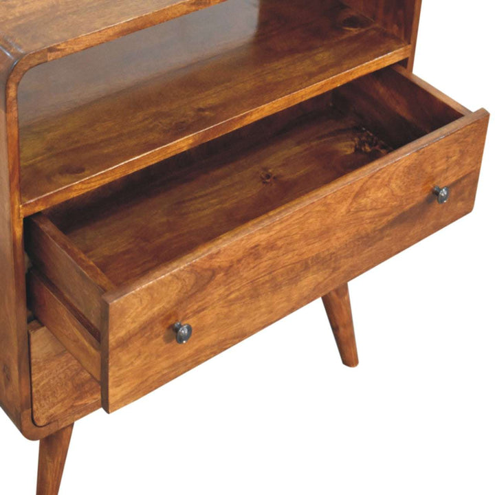 Curved Nordic Charm Console - Smiddy Furniture