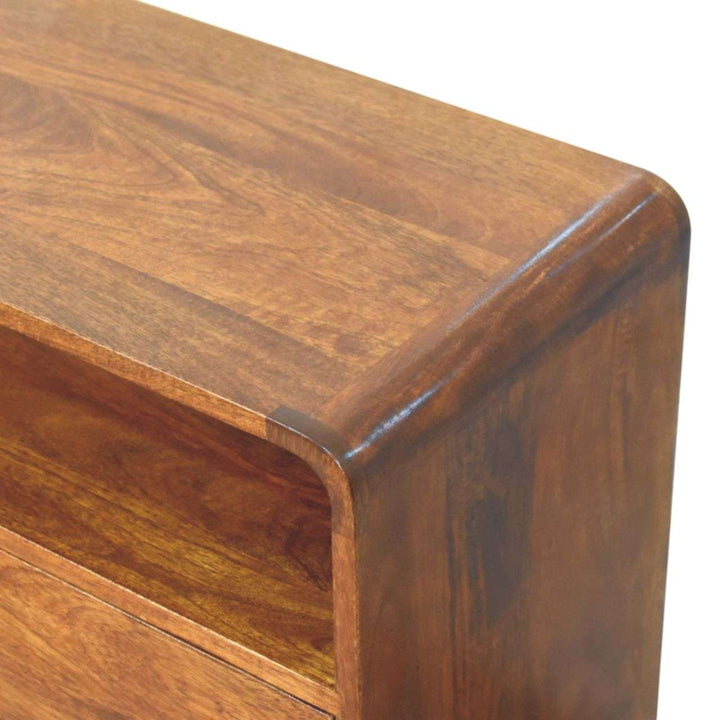Curved Nordic Charm Console - Smiddy Furniture