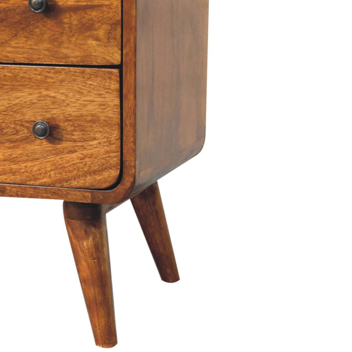 Curved Nordic Charm Console - Smiddy Furniture