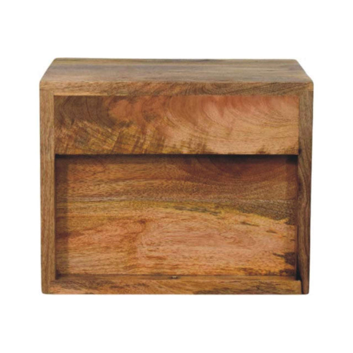Solis 2 - Drawer Oak - ish Wall Mounted Nightstand - Smiddy Furniture
