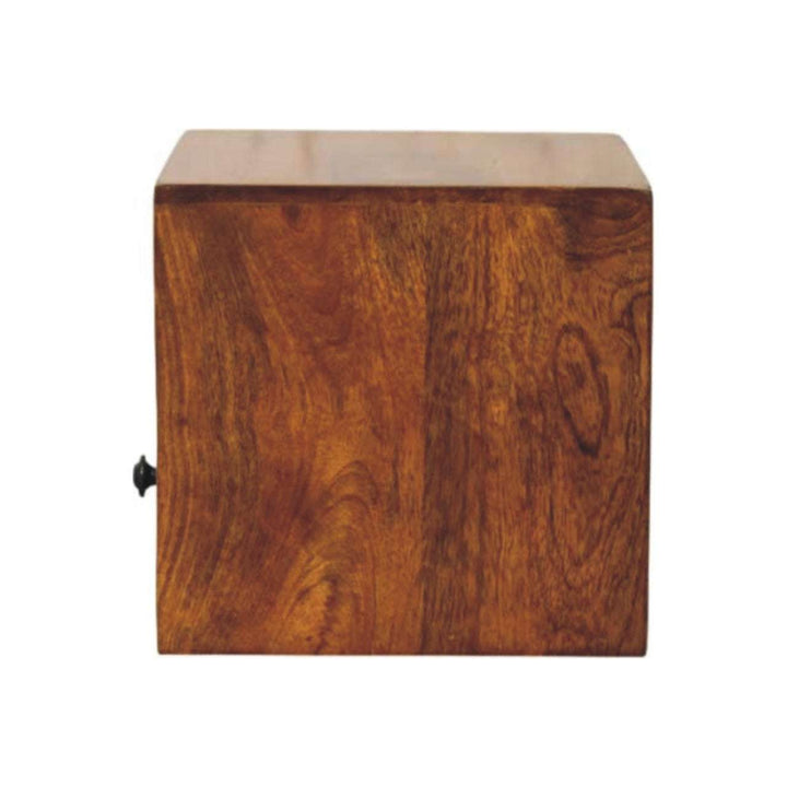 Solis 1 - Drawer Chestnut Wall Mounted Nightstand - Smiddy Furniture
