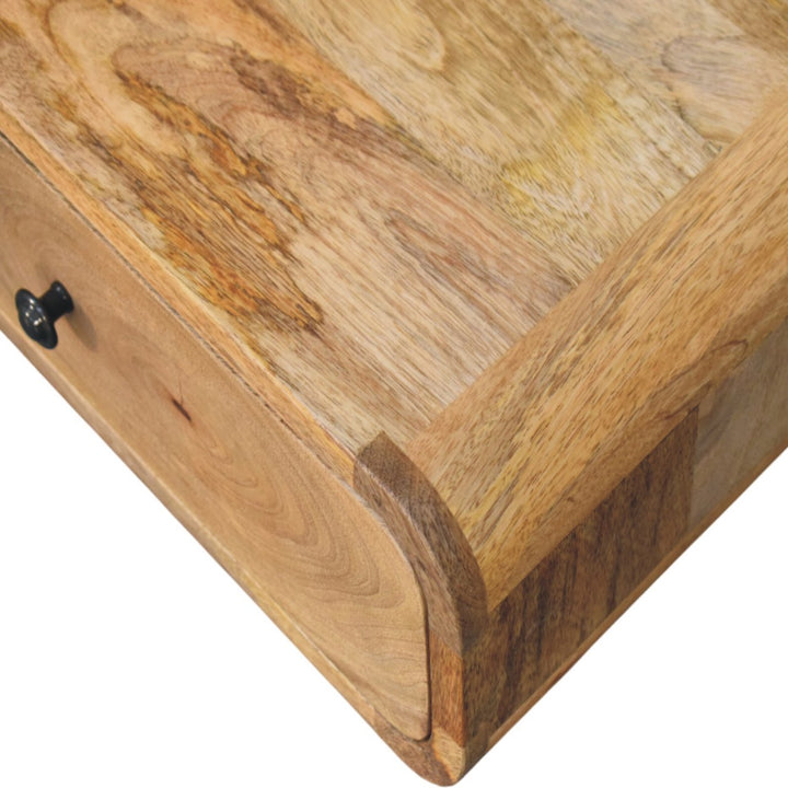 Avora Wall-Mounted Oak-ish 1 Drawer Nightstand