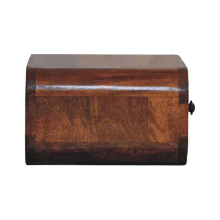 Avora Mini Wall - Mounted Chestnut 1 Drawer Nightstand - Smiddy Furniture