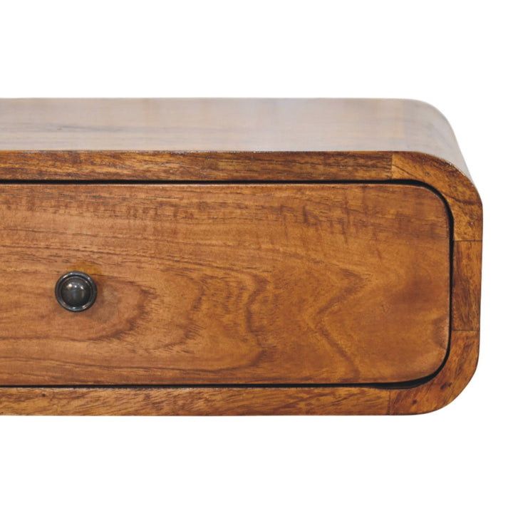 Avora Wall-Mounted Chestnut 1 Drawer Nightstand