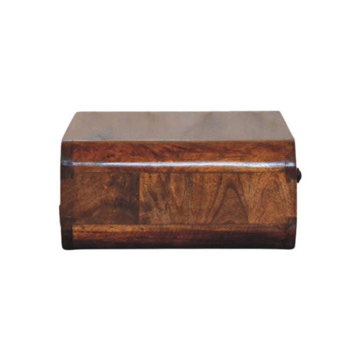 Avora Wall - Mounted Honey Caramel 1 Drawer Nightstand - Smiddy Furniture
