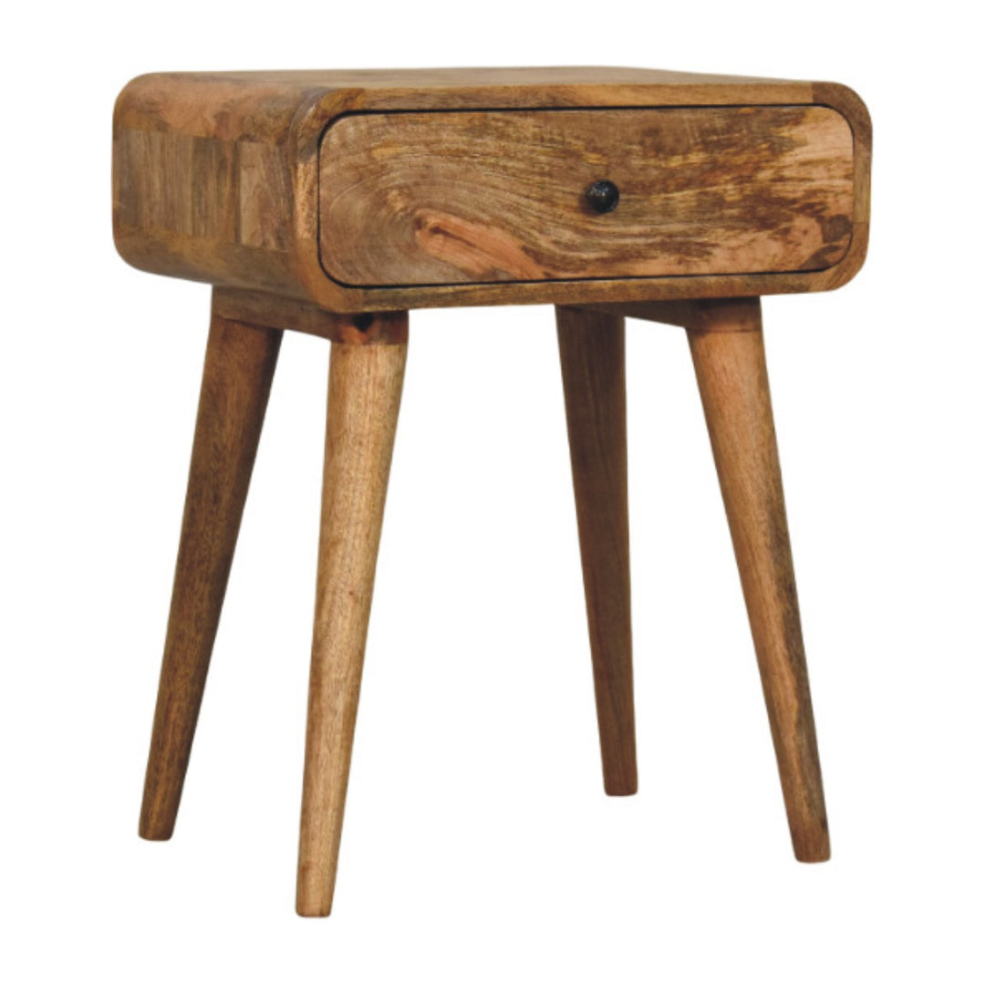 Avora Oak-ish Nightstand with 1 drawer
