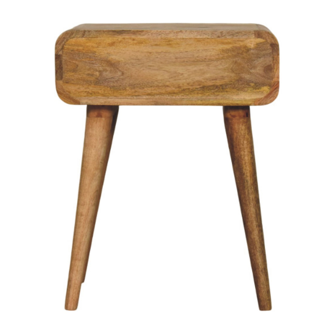 Avora Oak-ish Nightstand with 1 drawer