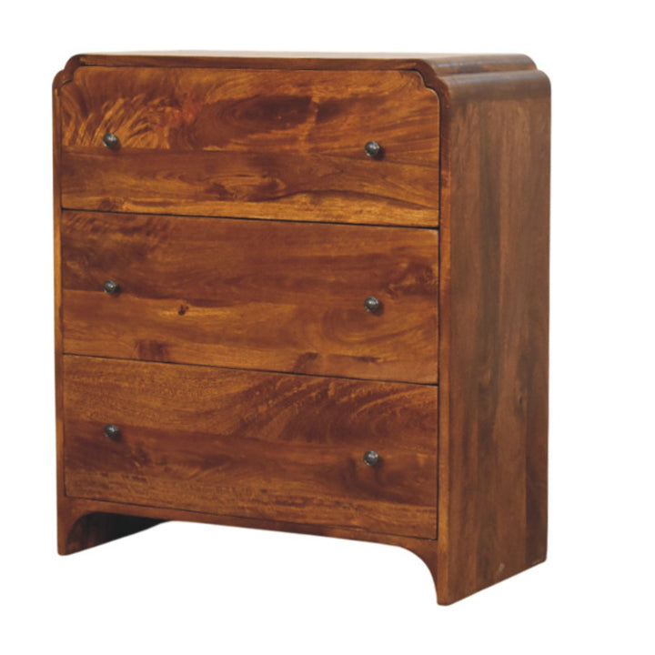 Newton Chestnut 3-Drawer Chest