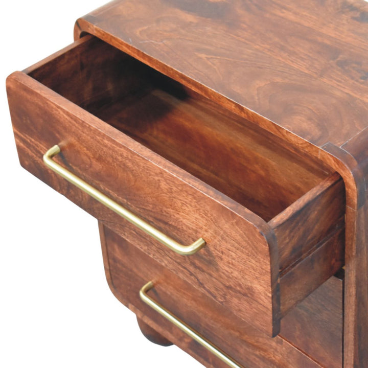 3-Drawer Rounded Chest