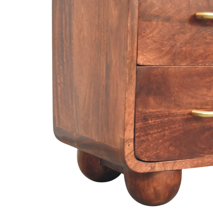 3-Drawer Rounded Chest
