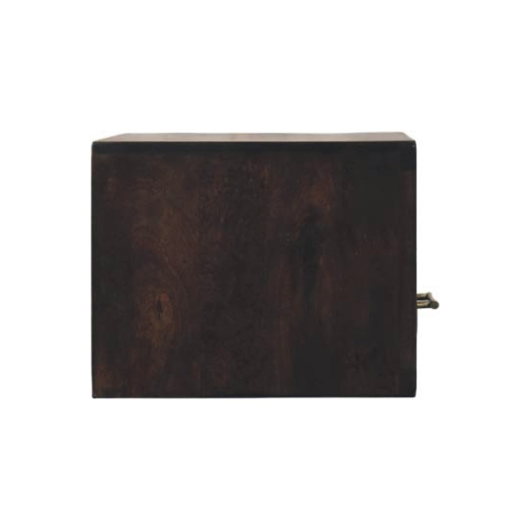 Cadiz Carved Open-Slot Bedside