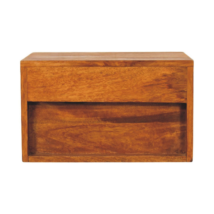 Turned Pillar Wall Nightstand