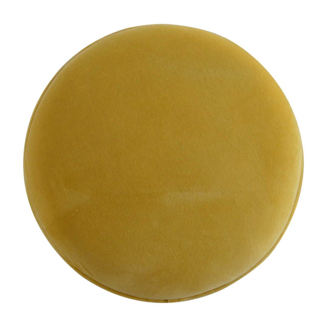 Mustard Velvet Nordic Footstool - Smiddy Furniture