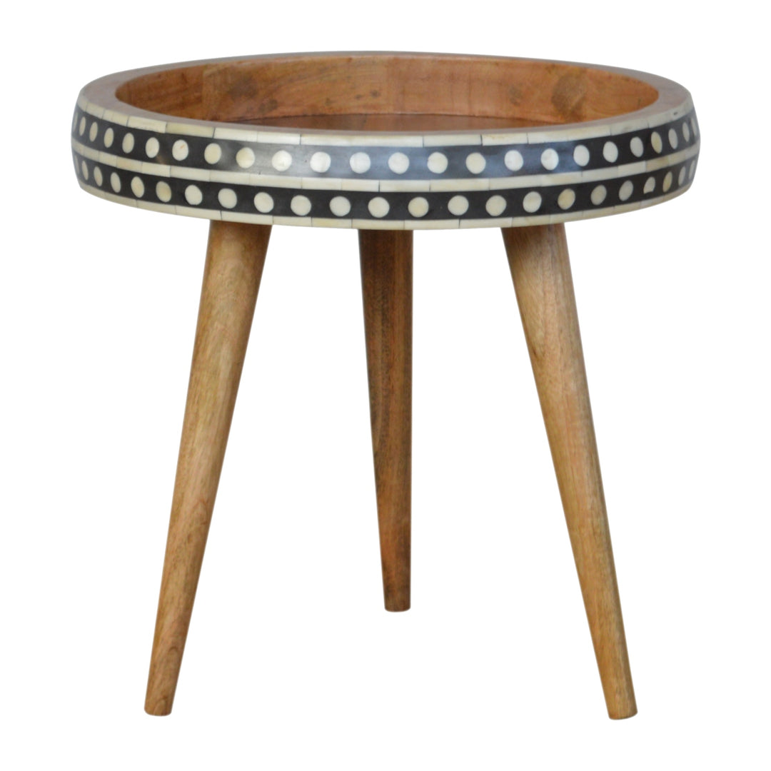 Small Dotted End Table - Smiddy Furniture