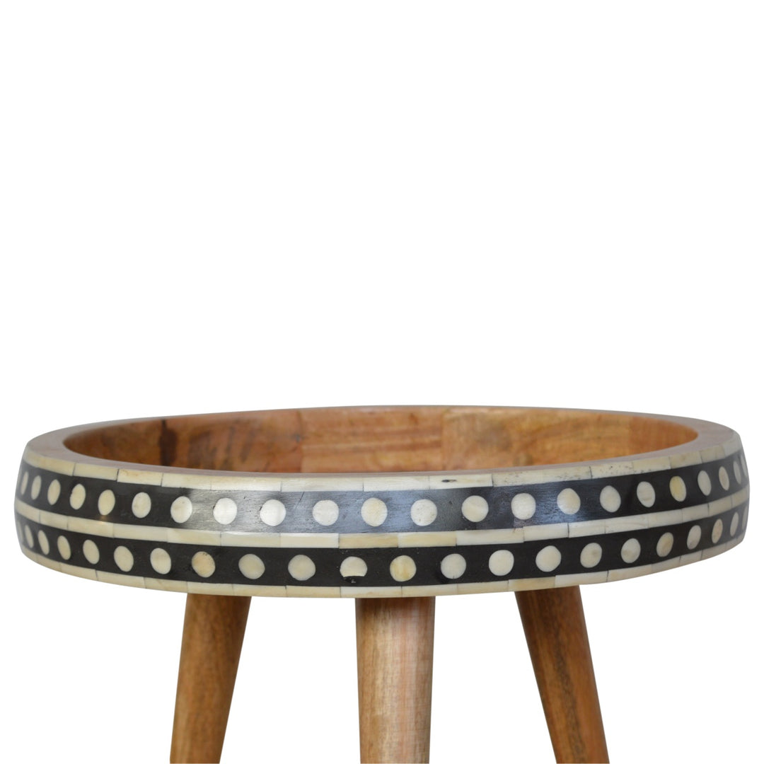 Small Dotted End Table - Smiddy Furniture