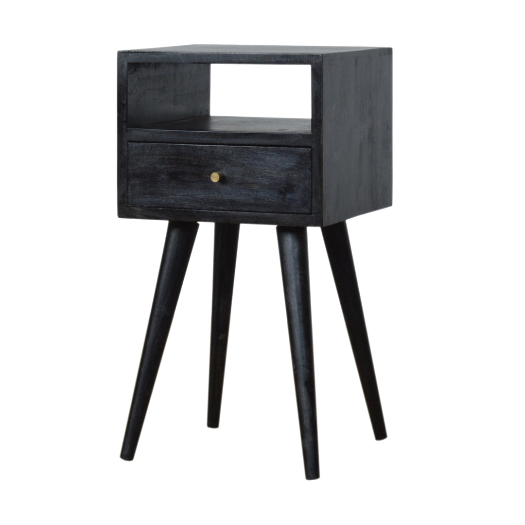 Mini Ash Black Bedside-Smiddy Furniture