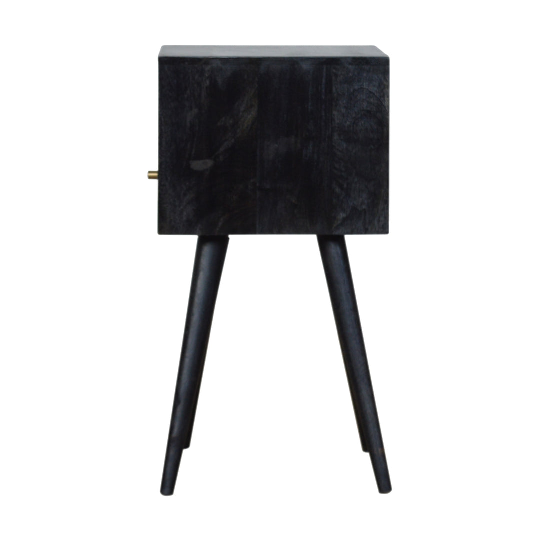 Mini Ash Black Bedside-Smiddy Furniture