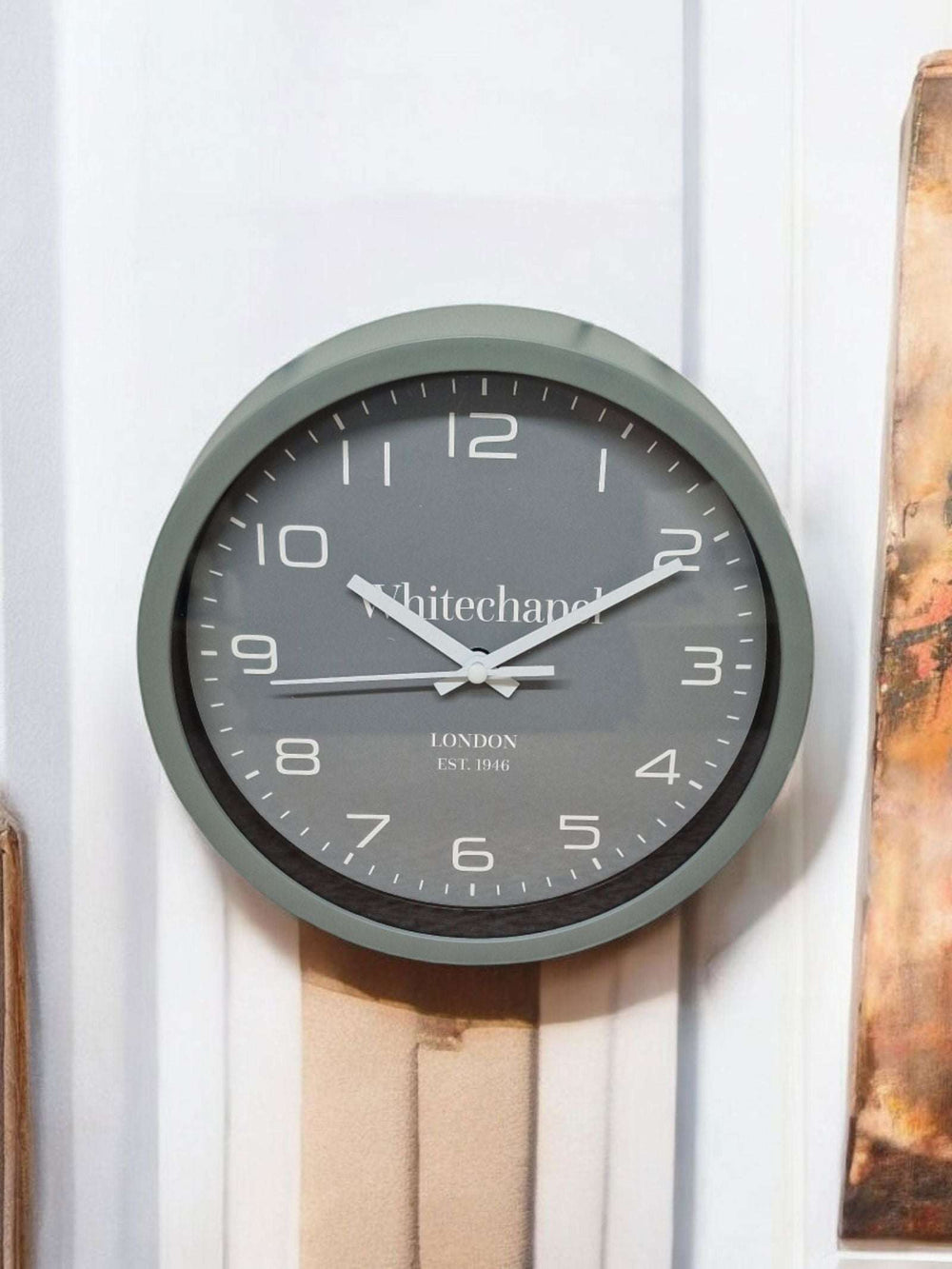Grey Tonal Clock 20cm - Geko Products