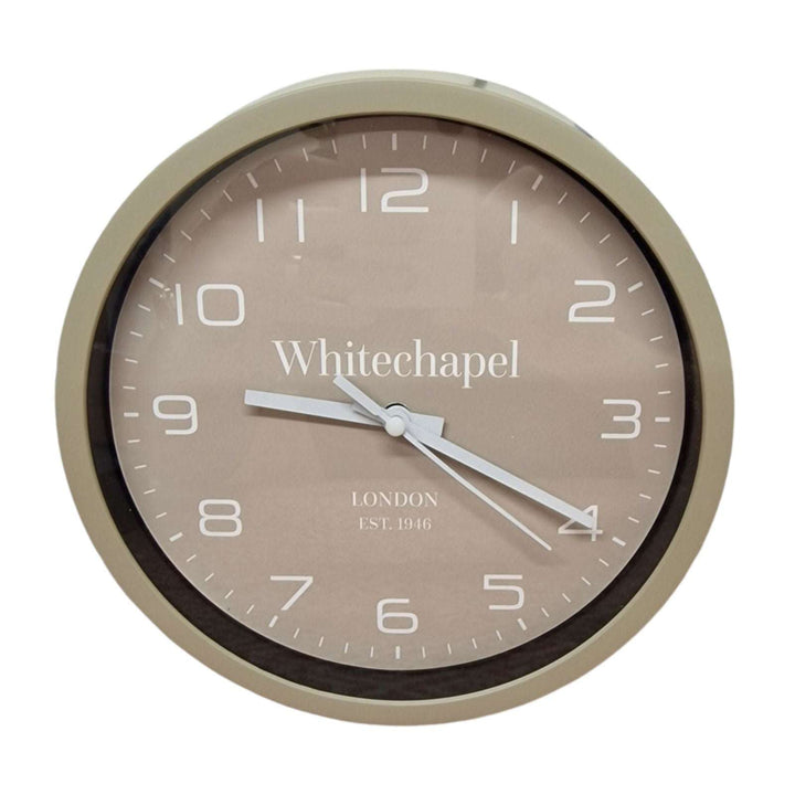 Taupe Tonal Clock 20cm - Geko Products
