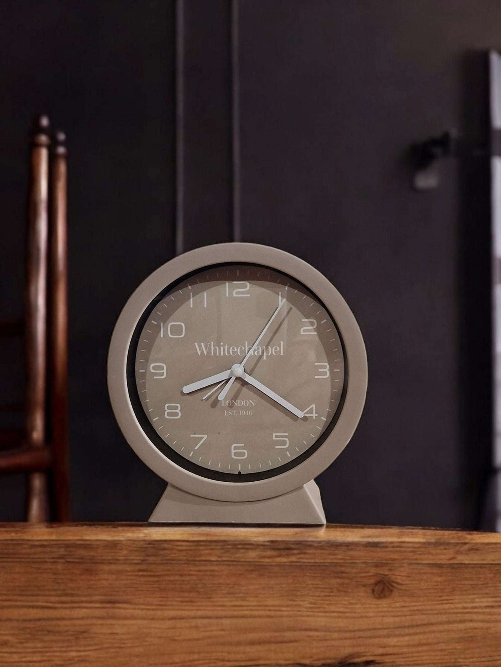 Taupe Removable Mantle Clock 15cm - Geko Products