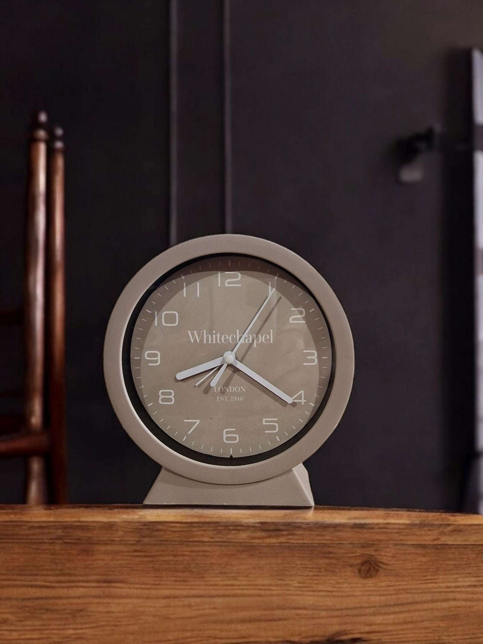 Taupe Removable Mantle Clock 15cm - Geko Products
