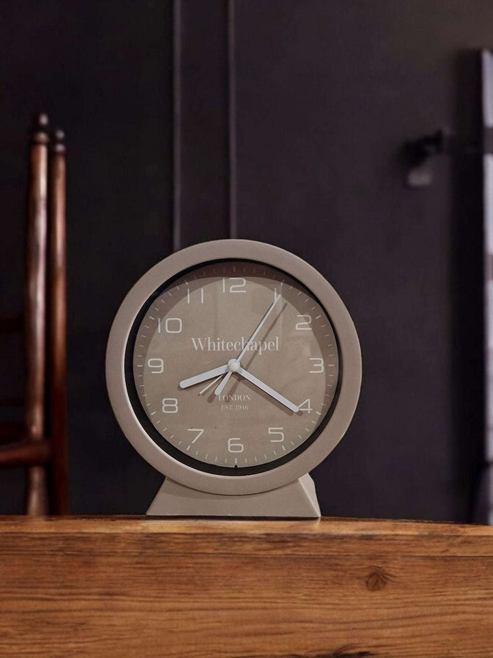 Taupe Removable Mantle Clock 15cm - Geko Products