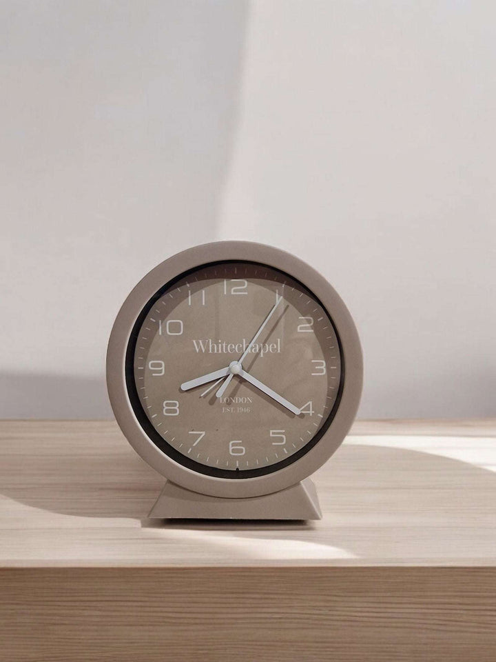 Taupe Removable Mantle Clock 15cm - Geko Products