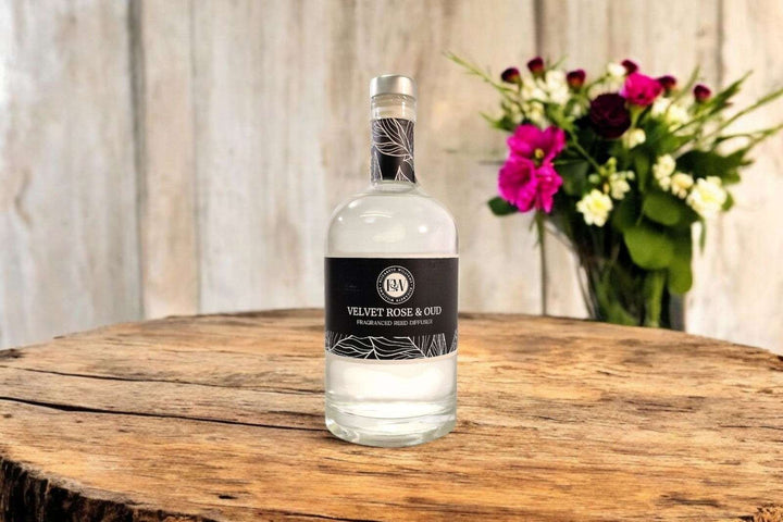 Gin Bottle Velvet Rose & Oud 1000ml Diffuser - Geko Products