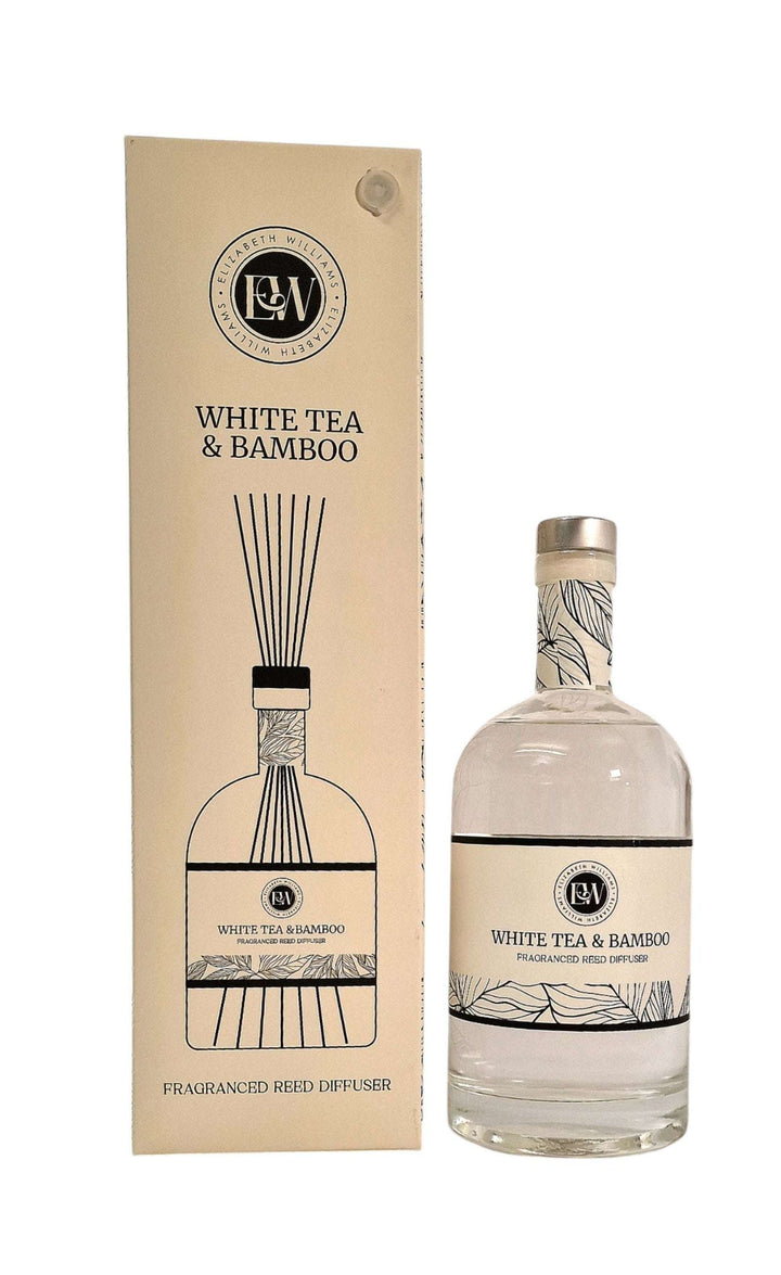 Gin Bottle White Tea & Bamboo 1000ml Diffuser - Geko Products