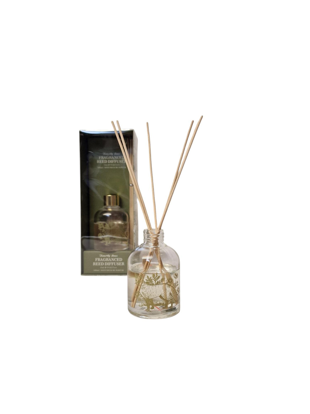 Forest Toile Diffuser - Wild Violet and Cedar 100ml - Geko Products