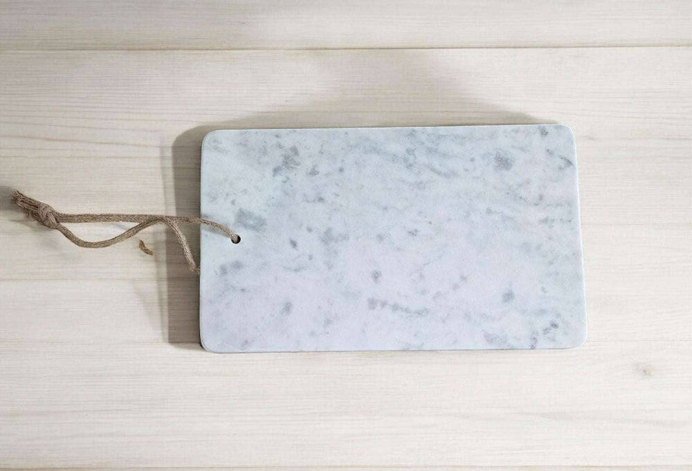 White Marble Chopping Board 40x24cm - Geko Products
