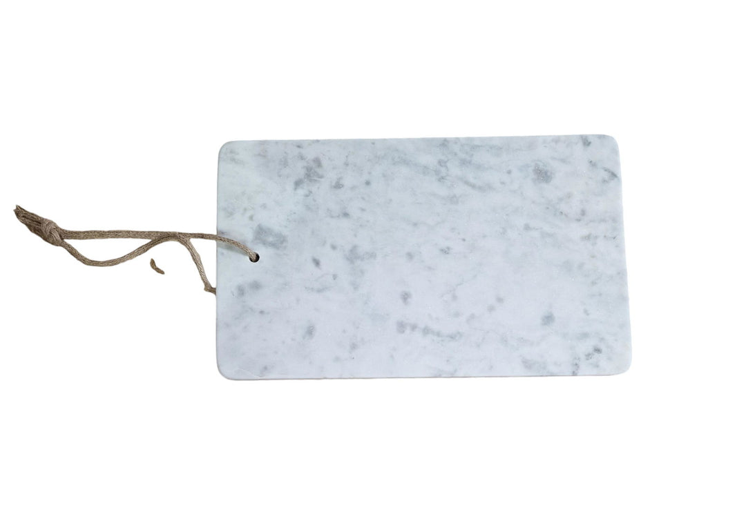 White Marble Chopping Board 40x24cm - Geko Products