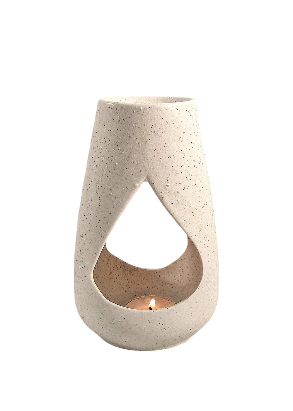 Stone White Wax & Oil Burner - Geko Products