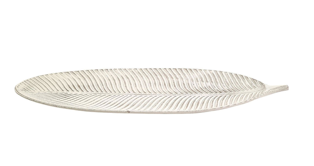 Antique White Leaf Tray - Geko Products
