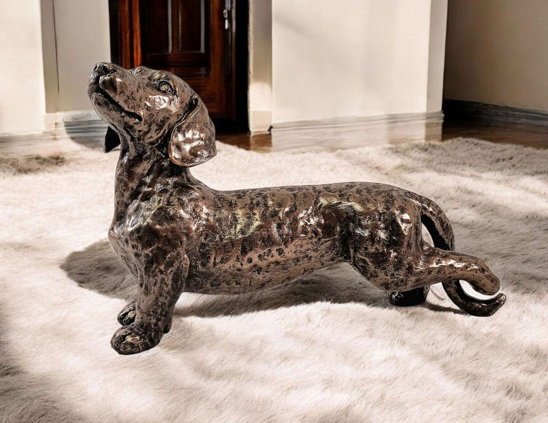 Bronze Effect Dachshund Ornament - Geko Products