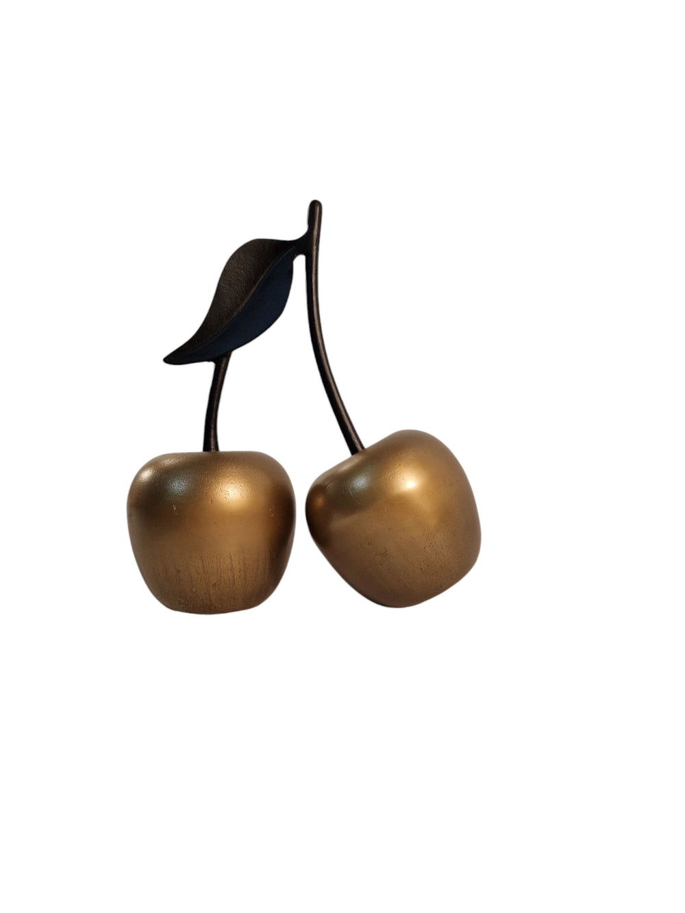 Gold Aluminium Cherry Ornament 22.5cm - Geko Products