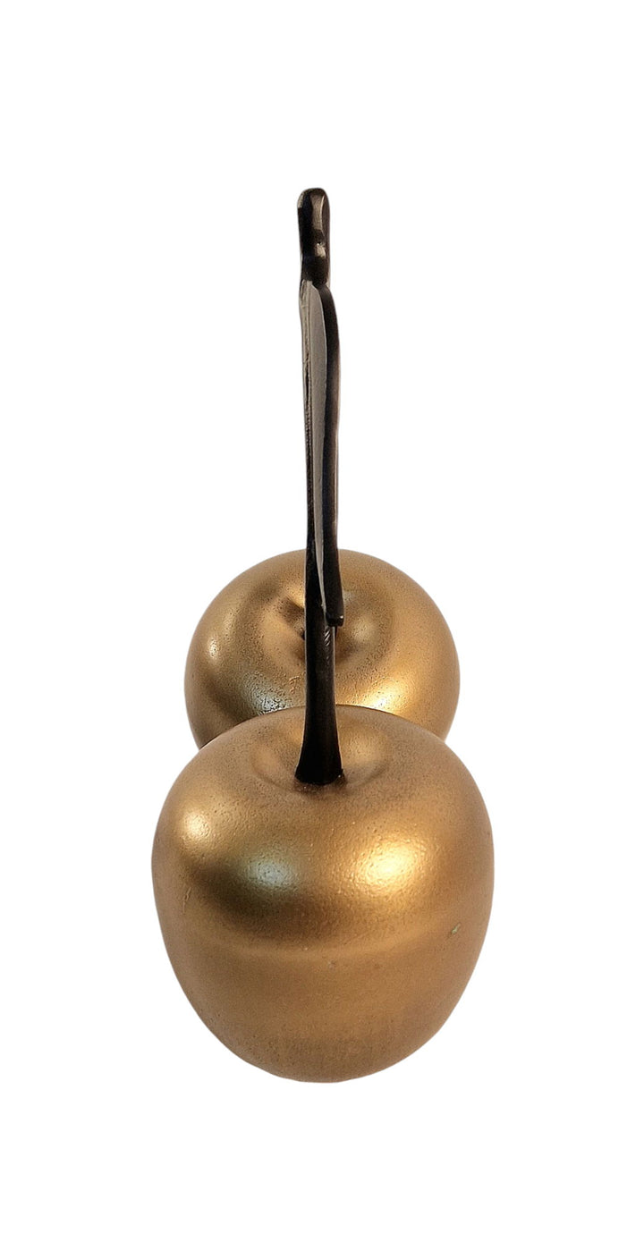 Gold Aluminium Cherry Ornament 22.5cm - Geko Products